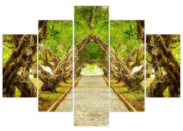 Tablou - Tunel viu din plumeria (150x105 cm)