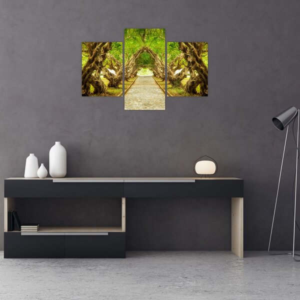 Tablou - Tunel viu din plumeria (90x60 cm)