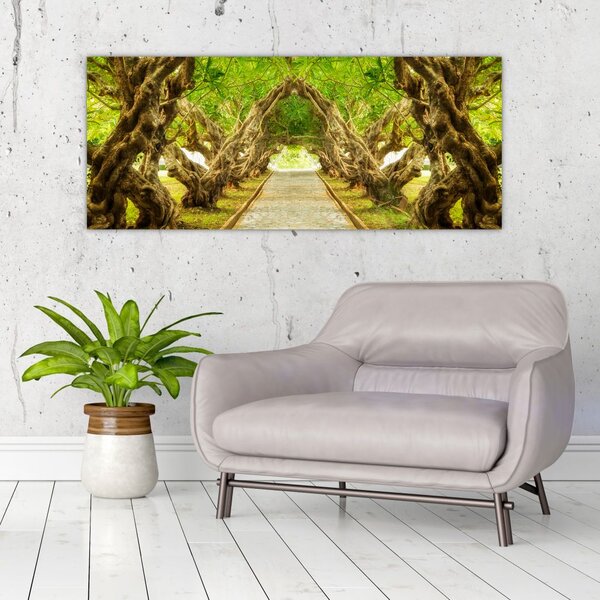 Tablou - Tunel viu din plumeria (120x50 cm)