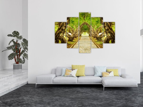 Tablou - Tunel viu din plumeria (150x105 cm)