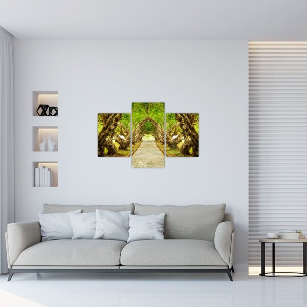 Tablou - Tunel viu din plumeria (90x60 cm)