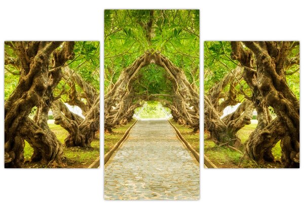 Tablou - Tunel viu din plumeria (90x60 cm)