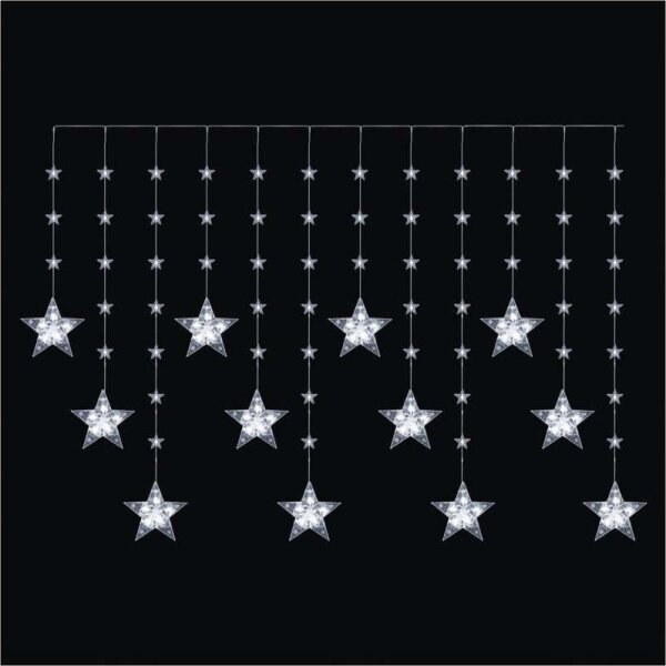 Ghirlandă LED pentru exterior 120xLED/8 funcții 3xAA 1,7 m IP44 alb rece