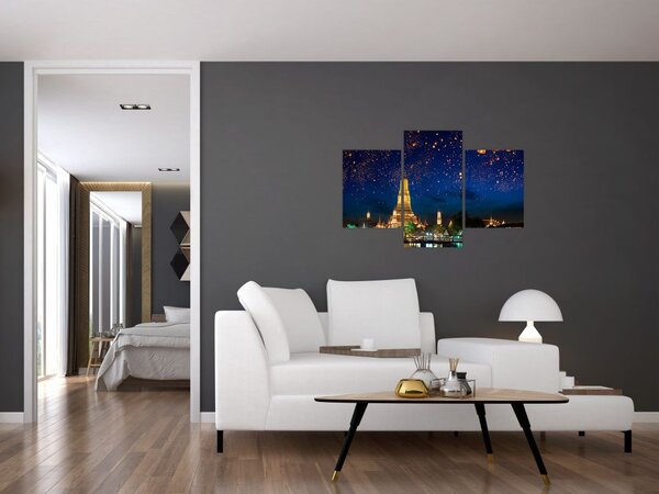 Tablou - Lampioane norocului, Bangkok (90x60 cm)
