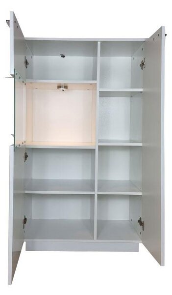 Mobilier living Kerimov (alb ultra lucios). Promo -13%. 1082824