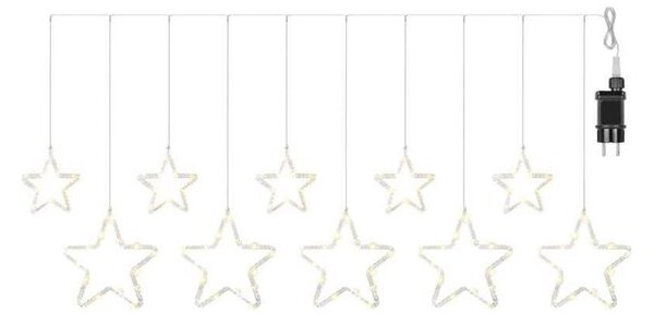Ghirlandă LED pentru exterior 125xLED/1,9m IP44 alb cald