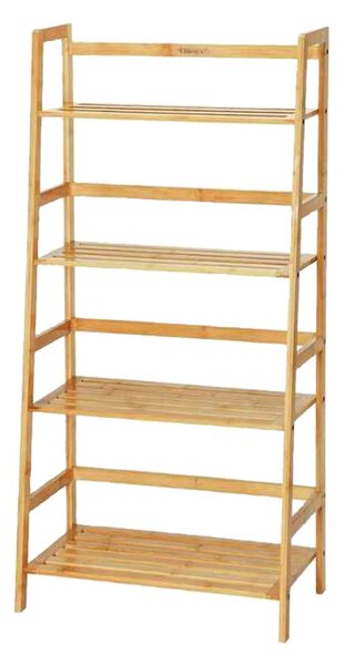 Raft din bambus cu 4 rafturi 57 x 30 x 120 cm