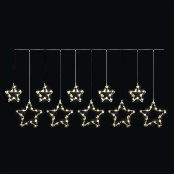Ghirlandă LED pentru exterior 125xLED/1,9m IP44 alb cald