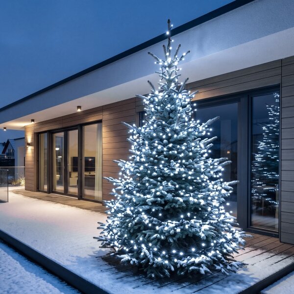 BRILAGI - LED Ghirlandă de Crăciun pentru exterior 400 LED-uri 13m IP44 alb rece
