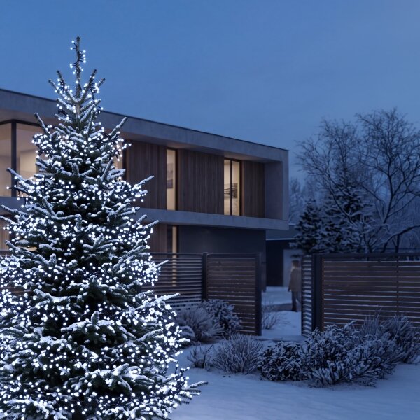 BRILAGI - LED Ghirlandă de Crăciun pentru exterior 400 LED-uri 13m IP44 alb rece