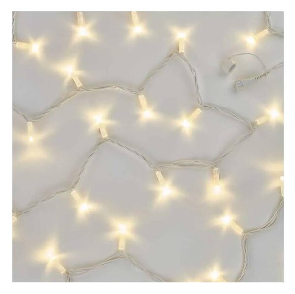 Instalație luminoasă LED pentru exterior 100xLED/10m IP44 alb cald