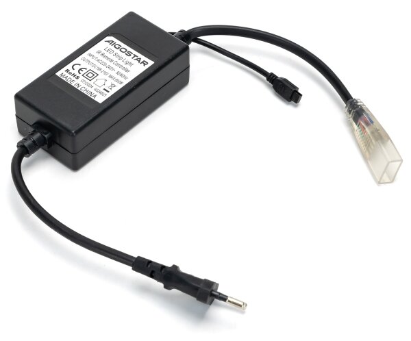 Aigostar - Cablu de alimentare pentru bandă LED RGB 1000W/230V cu telecomandă