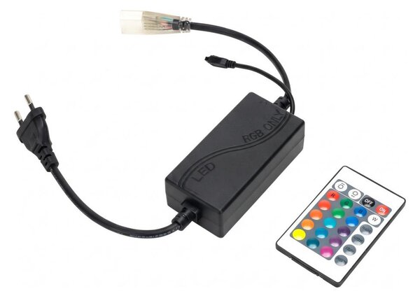 Aigostar - Cablu de alimentare pentru bandă LED RGB 1000W/230V cu telecomandă