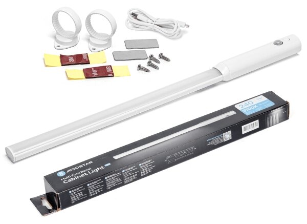 Aigostar - Iluminare LED pentru dulap cu senzor de mișcare LED/5W/5V 1800 mAh 5700K alb