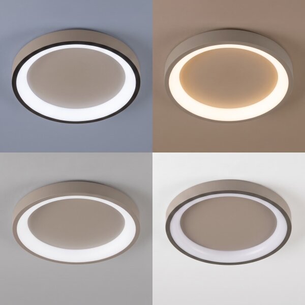 BRILAGI - Plafonieră LED dimabilă FALCON SLIM LED/42W/230V bej + telecomandă
