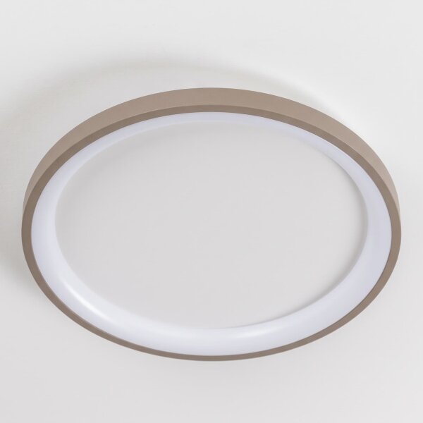 BRILAGI - Corp de iluminat LED de tavan dimabil FALCON SLIM LED/42W/230V alb/bej + telecomandă