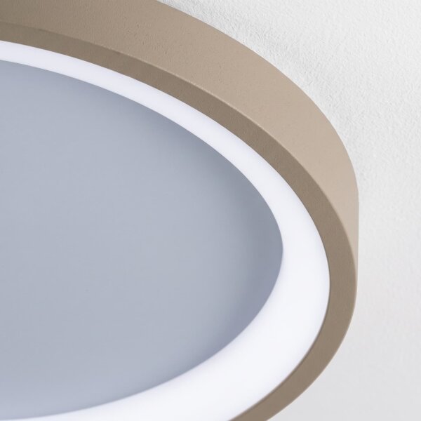 BRILAGI - Corp de iluminat LED de tavan dimabil FALCON SLIM LED/42W/230V alb/bej + telecomandă