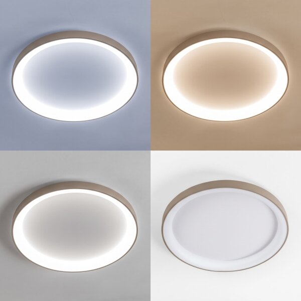 BRILAGI - LED dimabil plafonieră FALCON II LED/108W/230V alb/bej + telecomandă