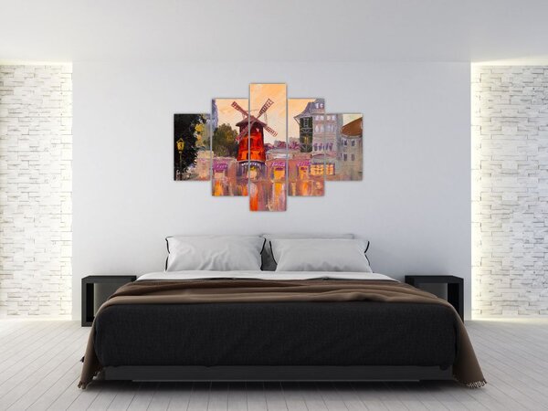 Tablou - Moulin rouge, Paris, Franța (150x105 cm)