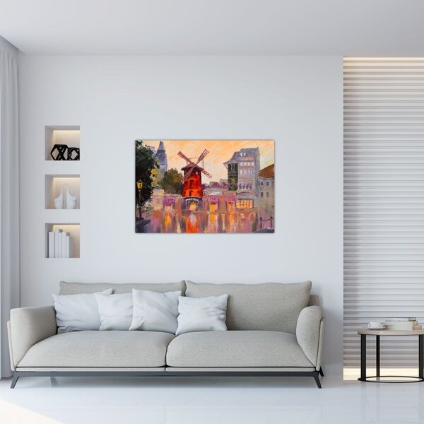 Tablou - Moulin rouge, Paris, Franța (90x60 cm)