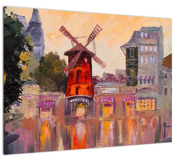Tablou - Moulin rouge, Paris, Franța (70x50 cm)