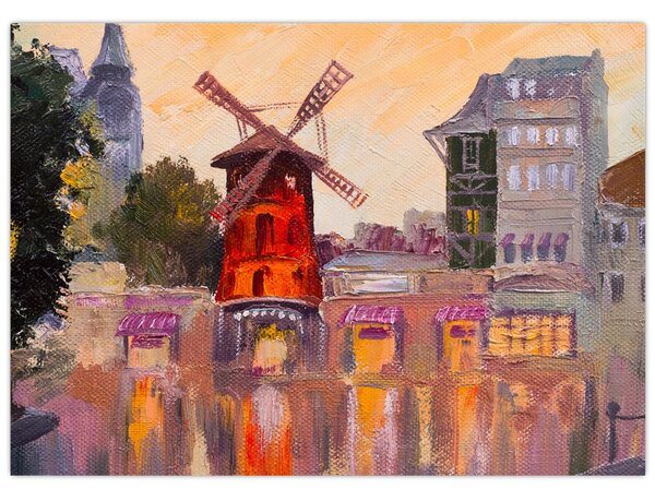 Tablou - Moulin rouge, Paris, Franța (70x50 cm)