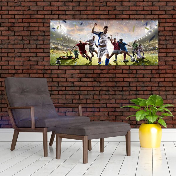 Tablou - Fotbal (120x50 cm)