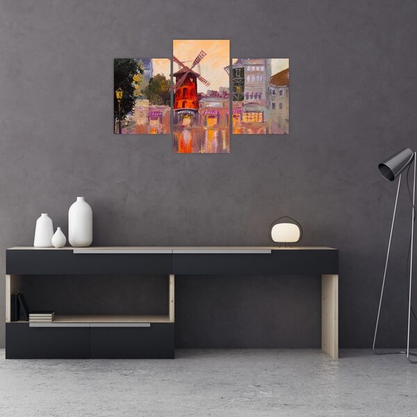 Tablou - Moulin rouge, Paris, Franța (90x60 cm)