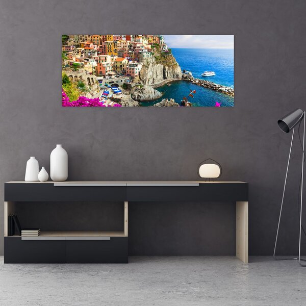 Tablou - Satul italian Manarola (120x50 cm)