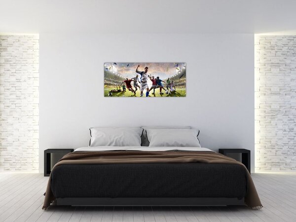 Tablou - Fotbal (120x50 cm)