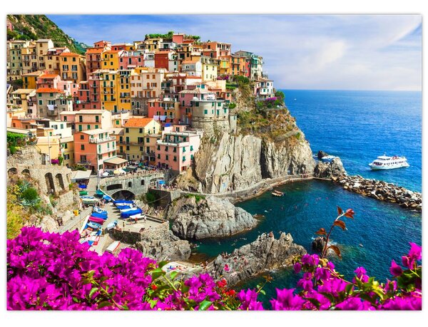 Tablou - Satul italian Manarola (70x50 cm)