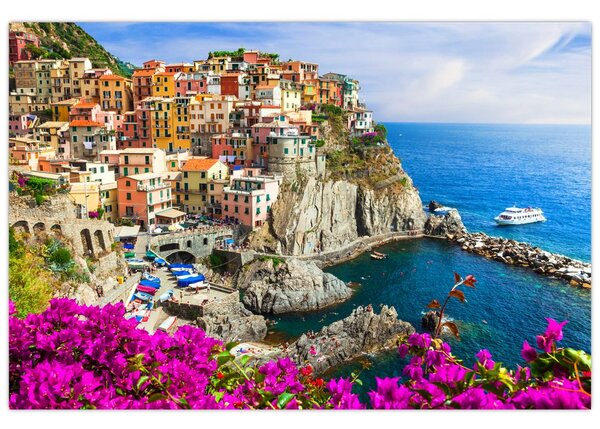 Tablou - Satul italian Manarola (90x60 cm)