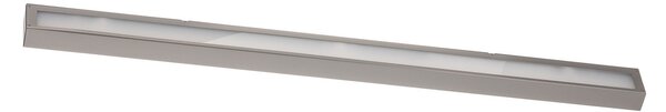 MCJ Aplică Mera LED, lățime 120 cm, aluminiu, 4.000K, Metalic, Hol, Metal, Modern