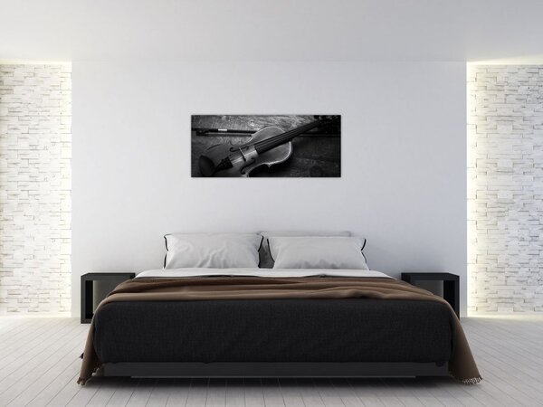 Tablou - Violete (120x50 cm)