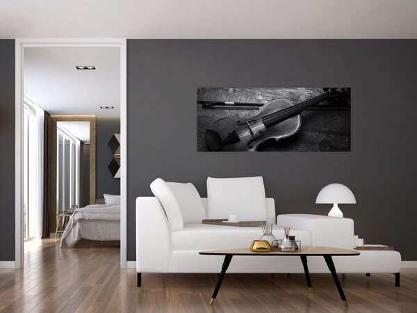 Tablou - Violete (120x50 cm)