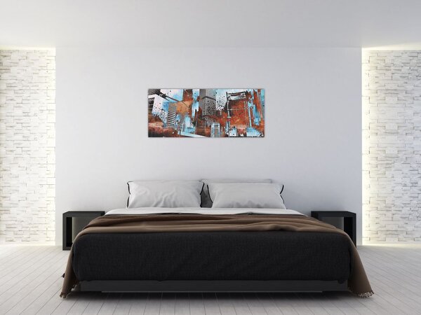 Tablou - Zgârie-nori (120x50 cm)