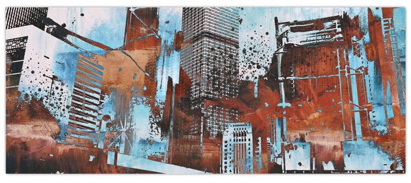 Tablou - Zgârie-nori (120x50 cm)