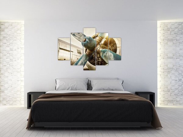 Tablou - Elice de avion vechi (150x105 cm)