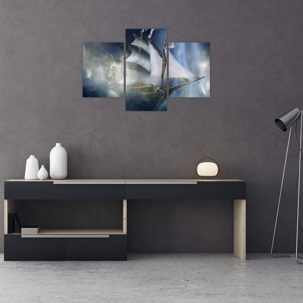 Tablou - Corabia fantomelor (90x60 cm)