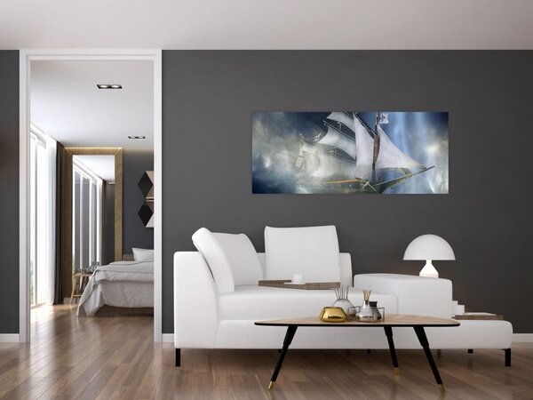 Tablou - Corabia fantomelor (120x50 cm)