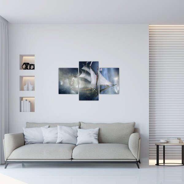 Tablou - Corabia fantomelor (90x60 cm)