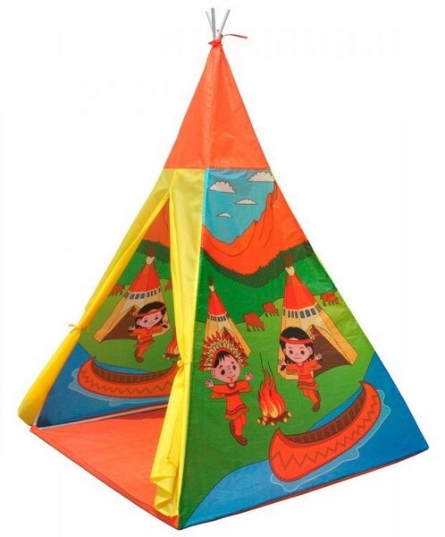 Cort indian teepee de joaca pentru copii, tip wigwam