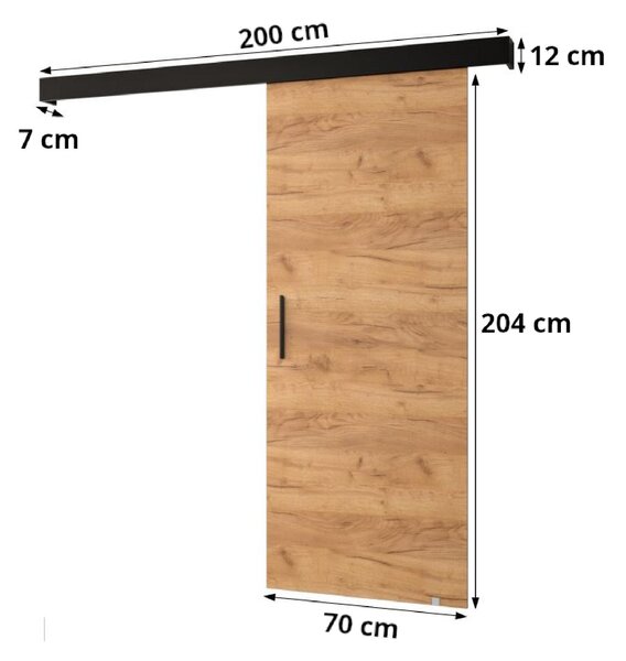 Uși culisante 70 cm Slavdro 1 (alb mat). 1108706