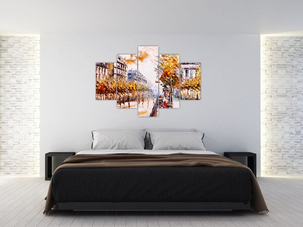 Tablou - Strada din Paris (150x105 cm)
