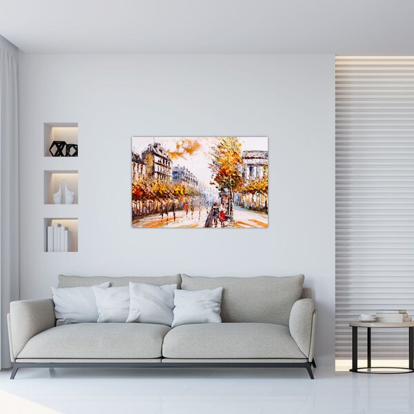 Tablou - Strada din Paris (90x60 cm)