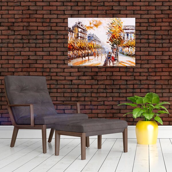 Tablou - Strada din Paris (70x50 cm)