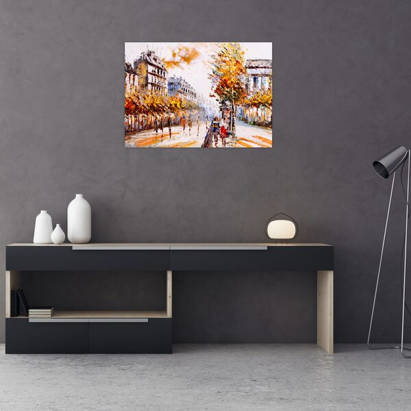 Tablou - Strada din Paris (70x50 cm)