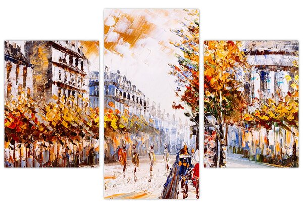 Tablou - Strada din Paris (90x60 cm)
