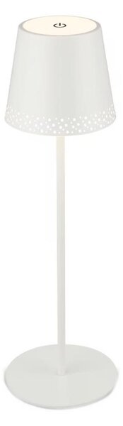 Brilo - Lampă de birou LED reîncărcabilă cu control tactil KIKI LED/2,6W/5V IP44 2600 mAh albă