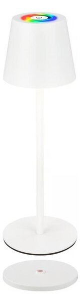 Briloner 7517016 - Lampă de masă LED RGB dimmabilă CILANO 3W/5V IP44 2000 mAh albă